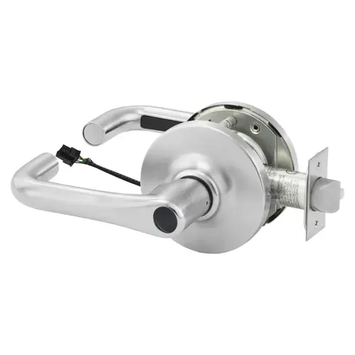 Electric Cylindrical Lock Satin Chrome