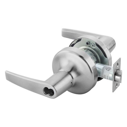 Cylindrical Lock Satin Chrome