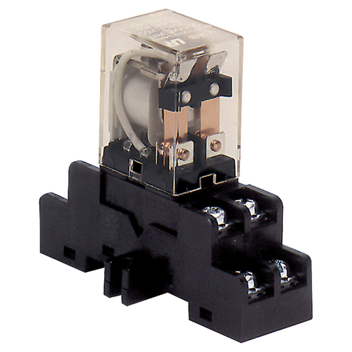 Altronix RAC120 Relay and Base Module, 120VAC Operation at 12mA Draw, 10A/220VAC or 28VDC DPDT Contact Rating