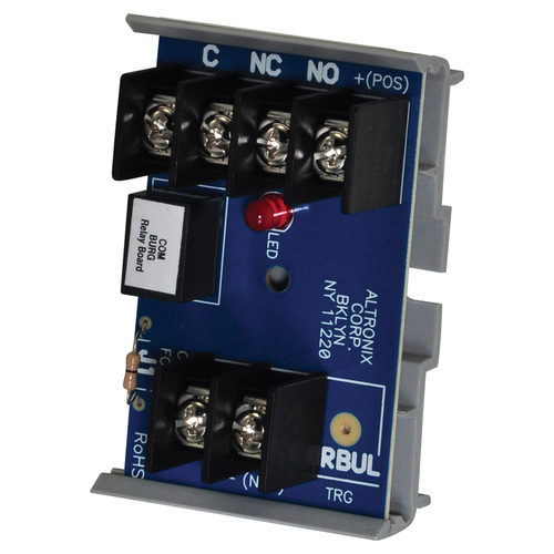 UL Listed Sensitive Relay Module, 12/24VDC Operation at 30mA Draw, 1A/28VDC SPDT Contact