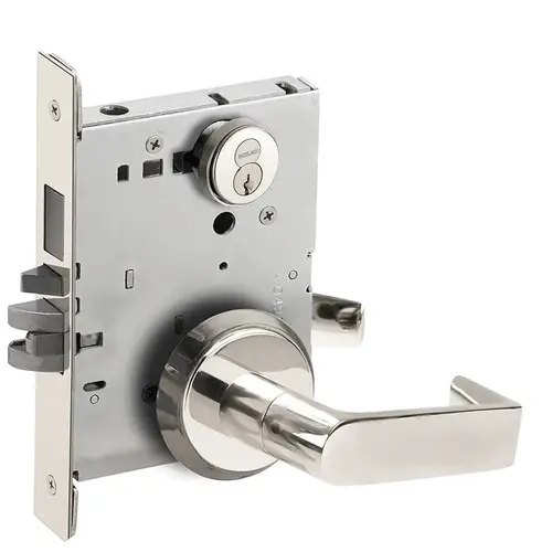 Mortise Lock Bright Stainless Steel