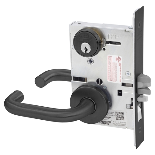 Mortise Lock Black Suede Powder Coat