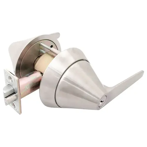 Cylindrical Lock Satin Stainless Steel