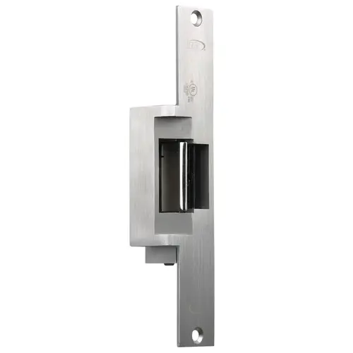 1-3/8" x 9" Centerline Electric Strike Fail Secure 24VAC/VDC, Satin Stainless Steel Finish