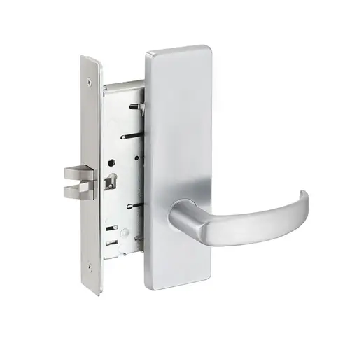 MA Series Passage Mortise Lock, Satin Chrome