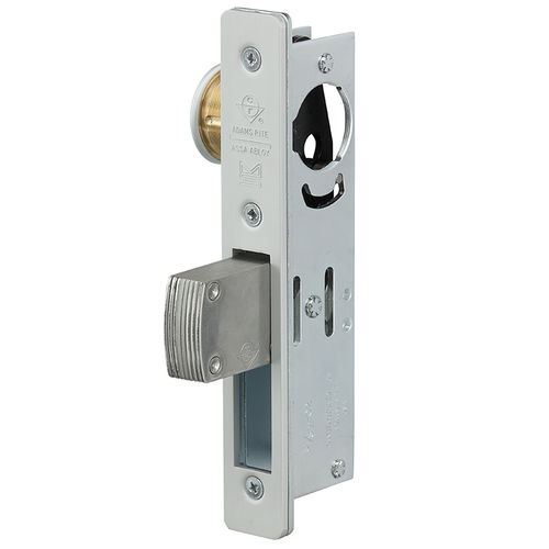 MS1850S DEADLOCK, 1-1/2 IN. BACKSET ANSI ALUMINUM Silver