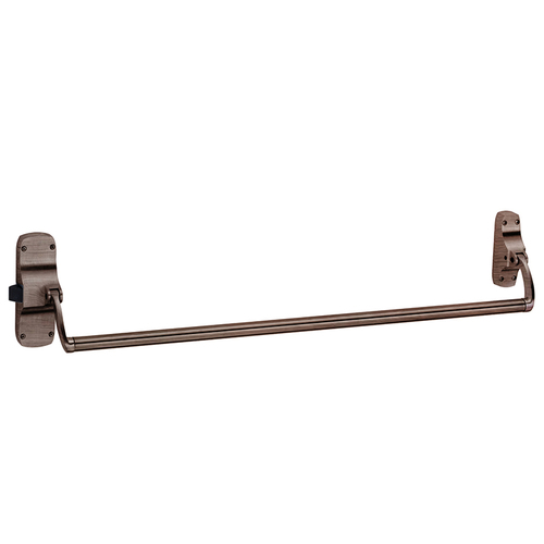 Rim Push Bar Exit Device, Oil Rubbed Bronze Finish