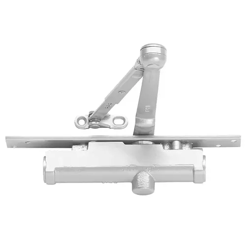 3030 Series Size 4 Sprayed Aluminum Grade 1 Concealed Door Closer, Regular Arm, Left Hand