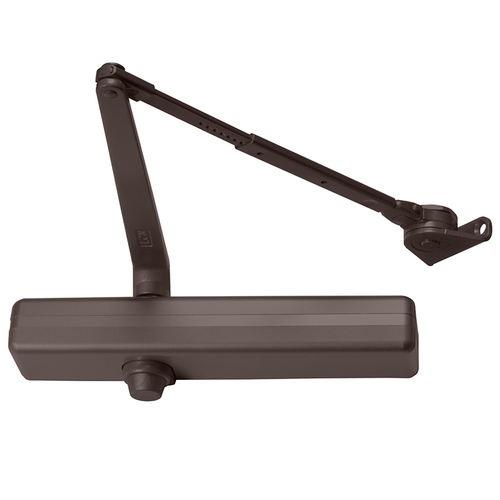 1460 Series Surface Mounted Door Closer, Dark Bronze Painted