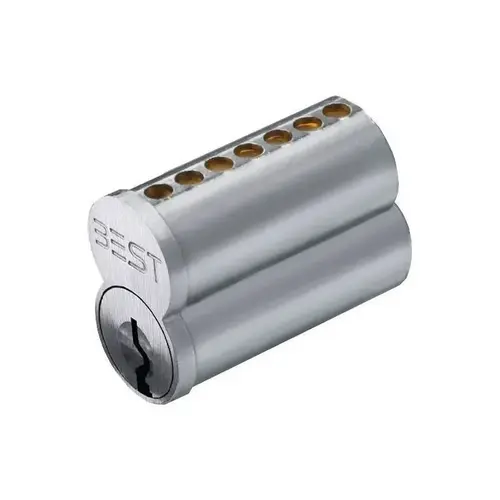 BEST 1CP7WC1626 SFIC Core, 7-Pin, WC Keyway, Satin Chromium Plated