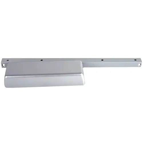 4010T Series Size 3 Sprayed Aluminum Grade 1 Surface Door Closer, Standard Track Arm, Left Hand