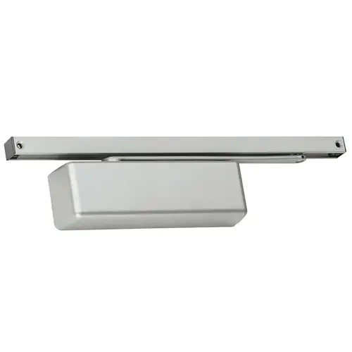 4010T Series Size 1 to 5 Sprayed Aluminum Grade 1 Surface Door Closer, Double Egress Track Arm, Right Hand