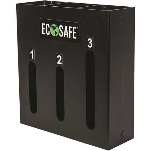 ECOSAFE FSDISP 3-Slot Commercial Kitchen Bag/Liner Dispenser - pack of 25