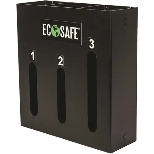 3-Slot Commercial Kitchen Bag/Liner Dispenser - pack of 25