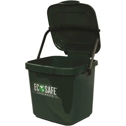 Green 2.5G Kitchen Bin Fits 16 in. x 17 in. Liner