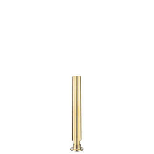 16-inch Tall Divider Posts 1/4" 16 Inches Flange Corner Flat Polished Brass