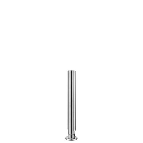 16-inch Tall Divider Posts 1/4" 16 Inches Flange Center Flat 304-Grade Polished Stainless Steel