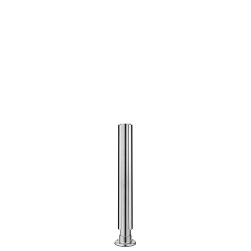 16-inch Tall Divider Posts 1/4" 16 Inches Flange Corner Flat 304-Grade Polished Stainless Steel