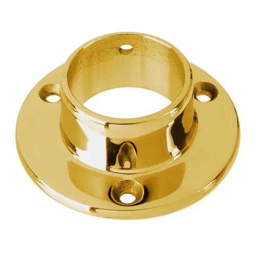 Wall Flange Polished Brass Finish Wall Flange Polished Brass Finish