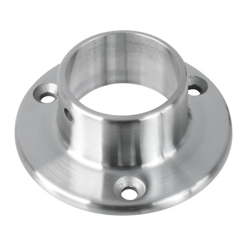 Wall Flange for 1.5-Inch Tubing 1.5" 304-Grade Satin Stainless Steel