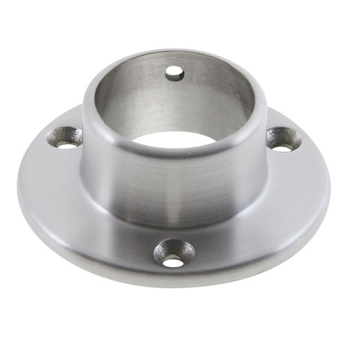 Wall Flange for 1.5-Inch Tubing 1.5" 316-Grade Satin Stainless Steel