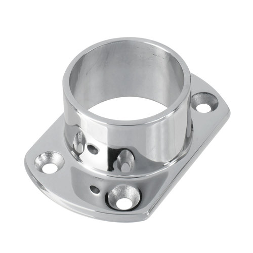 Cut Wall Flange for 1.5-Inch Tubing Cut Flange 1.5" 304-Grade Polished Stainless Steel