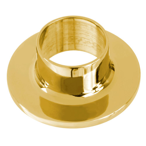Lavi 00-500U/1 Undrilled Wall Flange for 1-Inch Tubing Undrilled 1" Polished Brass