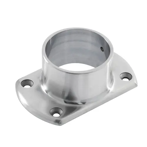 Cut Wall Flange for 2-Inch Tubing Cut Flange 2" 304-Grade Satin Stainless Steel