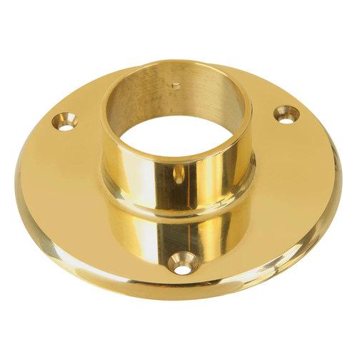 Lavi 00-532/2 Floor Flange for 2-Inch Tubing 2" Polished Brass