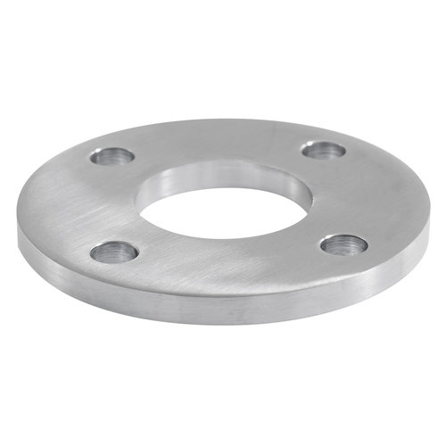 Welded Floor Flange for 1.67-Inch Tubing 1.67" 316-Grade Satin Stainless Steel