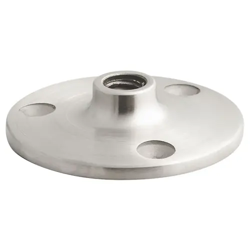 Modular Handrail Bracket Mounting Plate Modular Component 316-Grade Satin Stainless Steel