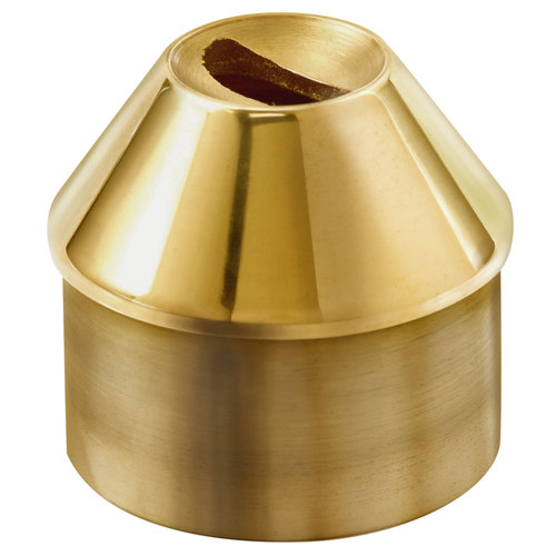 Flush Angle Collar for 2-inch Tubing .050" 2" Polished Brass