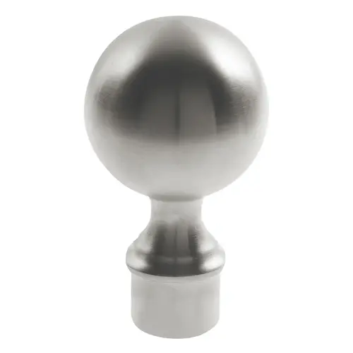 Ball Finial for 1.5-inch Railing Tubing .060" 1.5" 316-Grade Satin Stainless Steel