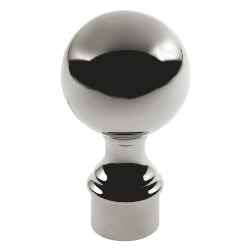 Ball Finial for Stainless Steel Railing .080" 1.67" 316-Grade Polished Stainless Steel