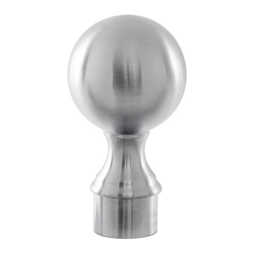 Ball Finial for Stainless Steel Railing .080" 1.67" 316-Grade Satin Stainless Steel