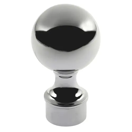 Ball Finial Railing Component for 2-inch Railing .060" 2" 316-Grade Polished Stainless Steel