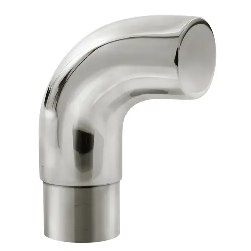 Radius Wall Return for 1.5-inch Handrail Tubing .060" 1.5" 316-Grade Polished Stainless Steel