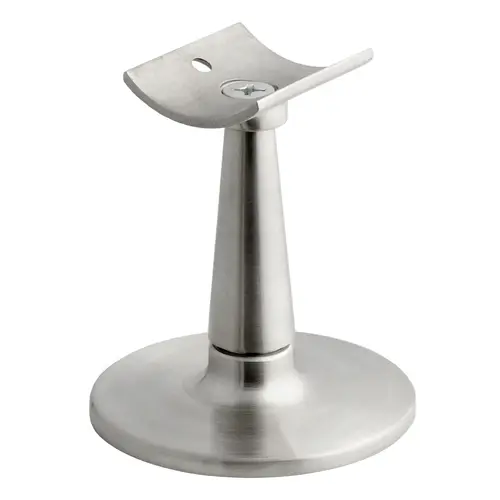 Stainless Steel Modular Handrail Saddle, Undrilled Modular Component 2" 316-Grade Satin Stainless Steel