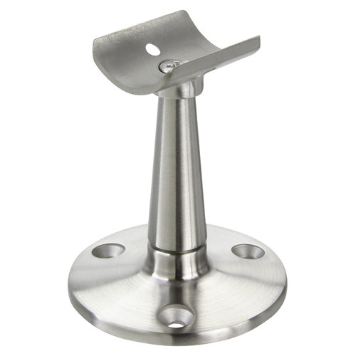 Modular Low Saddle Post for 1.5" Stainless Steel Tubing Modular Component 1.5" 316-Grade Satin Stainless Steel