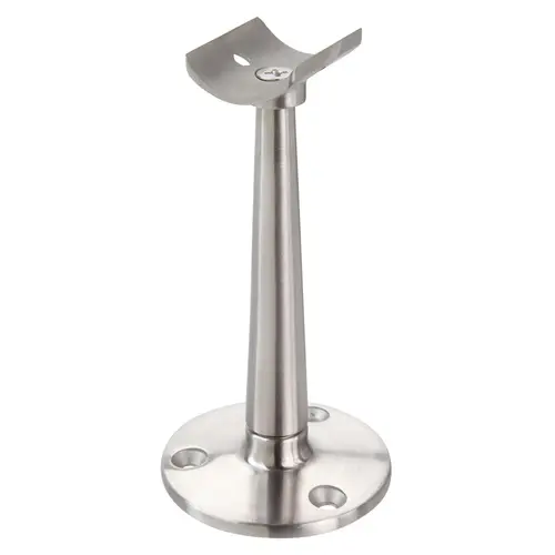 Modular Handrail Saddle Post for Short Wall Railing Modular Component 1.5" 316-Grade Satin Stainless Steel