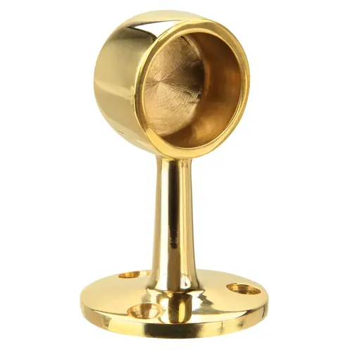 Lavi 00-340/1 Flush End Post for 1-inch Tubing 1" Polished Brass