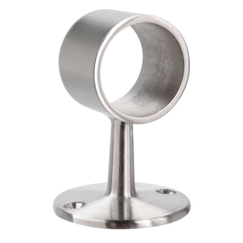 Flush Center Posts for Short Wall Railing Systems 1.5" 304-Grade Satin Stainless Steel