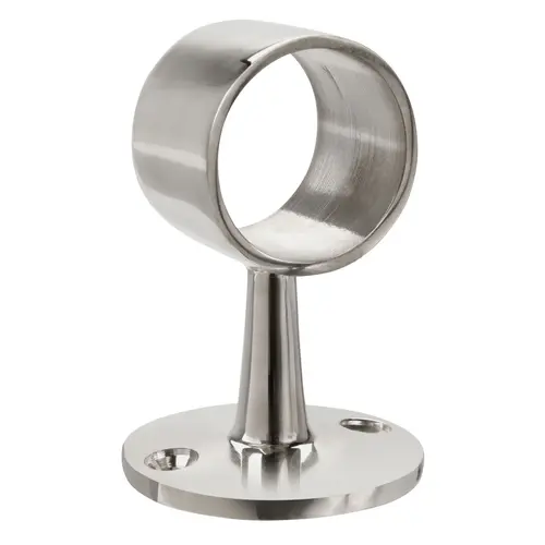 Flush Center Posts for Short Wall Railing Systems 1.5" 304-Grade Polished Stainless Steel