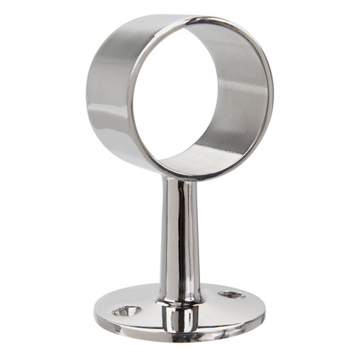 Flush Center Post for 2-inch Tubing 2" 304-Grade Polished Stainless Steel