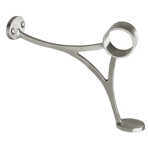 Lavi 44-400/1H Combination Footrail Bracket for 1.5-inch Tubing 1.5" 304-Grade Satin Stainless Steel