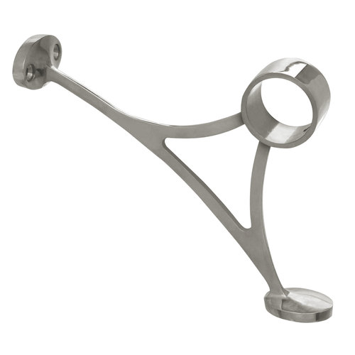 Combination Footrail Bracket for 1.5-inch Tubing 1.5" 304-Grade Polished Stainless Steel