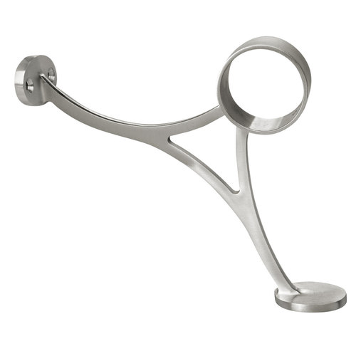 Bar Railing Combination Bracket for Footrail 2" 304-Grade Satin Stainless Steel