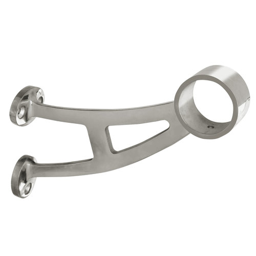 Bar Mounted Footrail Bracket for 1.5-inch Tubing 1.5" 304-Grade Polished Stainless Steel