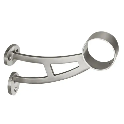 Bar Mounted Bracket for Footrail - Lavi Premium Railings 2" 304-Grade Satin Stainless Steel