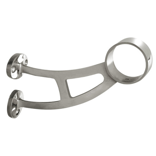 Bar Mounted Bracket for Footrail - Lavi Premium Railings 2" 304-Grade Polished Stainless Steel